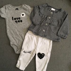 Carters newborn set